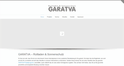 Desktop Screenshot of garatva-sonnenschutz.de