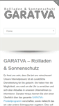 Mobile Screenshot of garatva-sonnenschutz.de